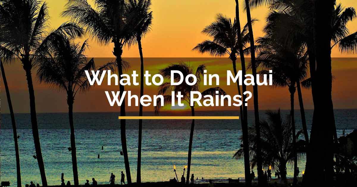 What to Do in Maui When It Rains? Here Are Things You Shouldn’t Miss