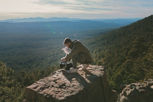 recording travel video vlog recording travel video vlog