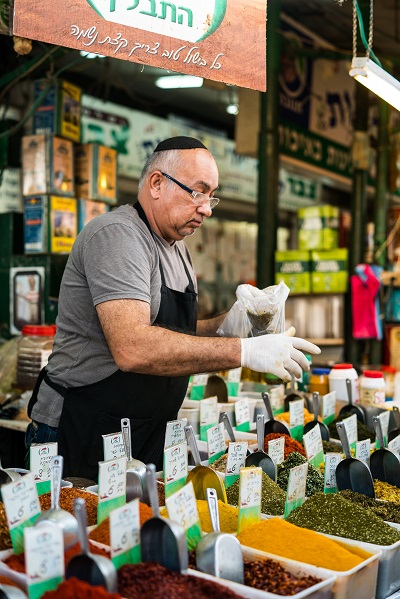 tel aviv spice stall carmel market